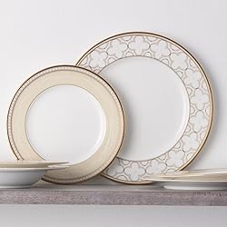 Noritake Trefolio Gold 12-Piece Dinnerware