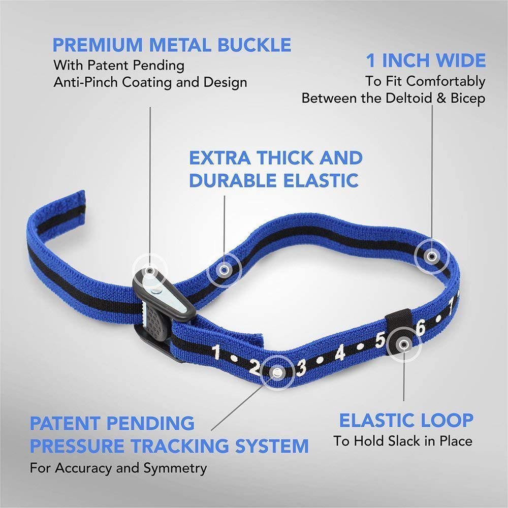 2 Fasce Per Occlusion Training X Model, Larghe 5,1 Cm, In Nylon Con Fibbia A Sgancio Rapido, Per Cosce E Braccia
