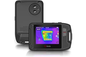 Guide Sensmart Pocket Thermal Imaging Camera, 120 x 90 IR Resolution 17μm P120V Infrared Thermal Imager with Visual Camera, 50° × 38° Field of View, 15 Hz, Wi-Fi, 3.5" Touch Screen, IP54, -4°F~752°F