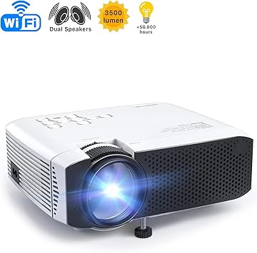 DAM. DMAB0201C01 Video Proyector HD 1080P WiFi, 3500 Lúmenes con ...