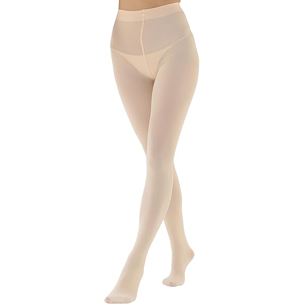 Bas Cuissardes Cindy Luxury Stockings - 15 Denier Sheer - Pointe Shadow - Avec Couture - Ivoire