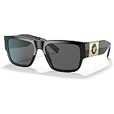 Versace VE4406 Rectangular Sunglasses for Men +BUNDLE with ACCESSORY EYEWEAR KIT