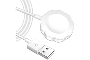 HITFINE 𝟐𝟎𝟐𝟒 𝐔𝐩𝐠𝐫𝐚𝐝𝐞𝐝 for Apple Watch Charger,Magnetic Fast Charging Cable Portable Wireless iWatch Charger Cable Compatible with iWatch Series Ultra//9/8/7/6/SE/SE2/5/4/3/2/1-3.3FT,White