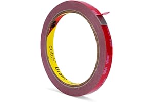 MEMX Double Sided Tape Heavy Duty, 9.85FT x 0.4IN Multipurpose Waterproof Mounting Foam Tape, Strong Adhesive Tape for Car, Wall, LED Strip Light, Home/Office Decor, Made of 3M VHB Tape.