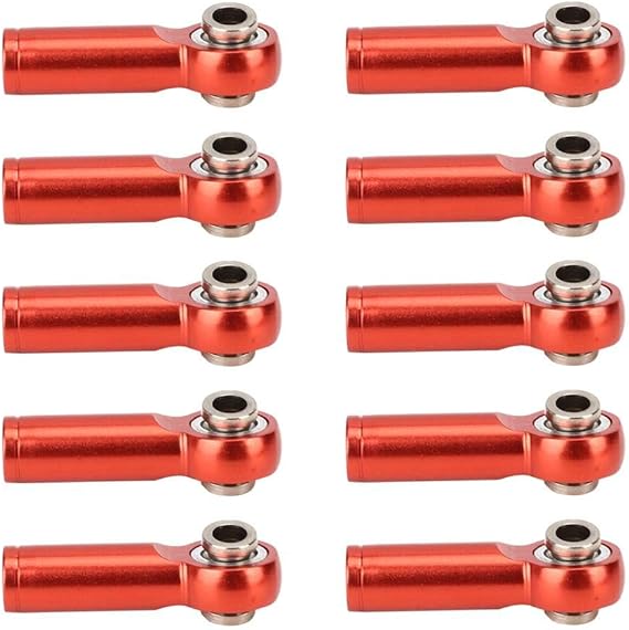 Woyisisi RC Car Tie Rod End, 10PCS Aluminium Alloy M4