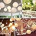 Vastar AD222 120 in 1 LED Party Lights for Paper Lanterns Balloons with 30 LED lights and 90 Button Batteries Decoration String Lights, White