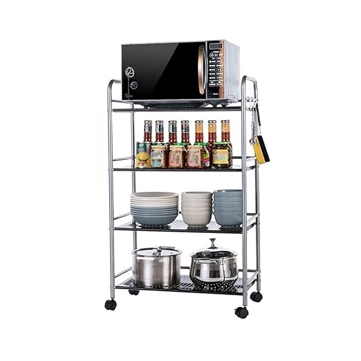 ZHJZWJ Rejilla De Cocina con Carro De Ruedas Rack De ...