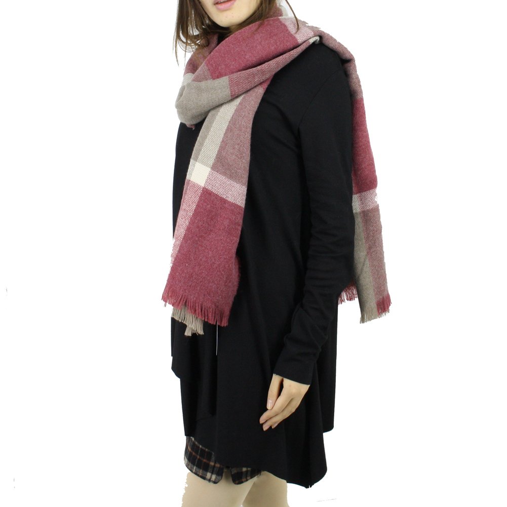 BENANCY Women's Plaid Scarf Long Scarves Warm Tartan Blanket Wrap Shawl BENANCY Women's Plaid Scarf Long Scarves Warm Tartan Blanket Wrap Shawl