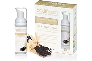 Bodifresh Toilet Paper Foam, Plant Based Formula w. Aloe & Vitamin E, Hypoallergenic, Flushable Wipe Alternative, 120+ wipes per bottle - 3 Pack (Vanilla)