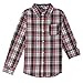 French Toast Boys' Long Sleeve Woven Yarn-dye Shirt