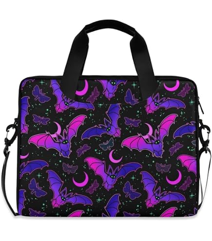 ARIYIDA 17-Inch Laptop Shoulder Bag - Adjustable Strap, Neoprene, Water-Resistant, With Sleeve For Mouse & Adapter - View #8