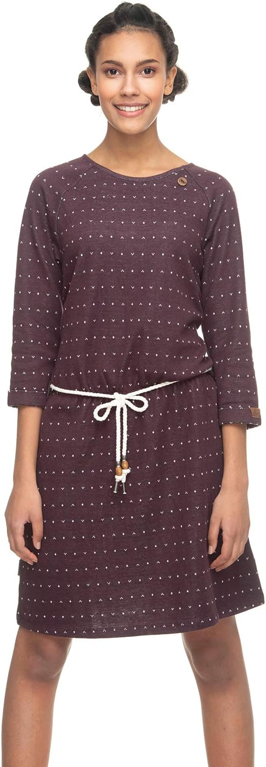 VIDA Women Ladies Clay,Jersey Clay,Sommerkleid,3/4 Arm,Vegan