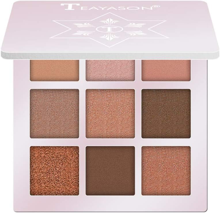 VICCKI Cosmetic Matte Eyeshadow Cream Makeup Palette Shimmer Set 9 Colors Eyeshadow