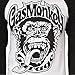 Gas Monkey Garage Men's Mens Official 04 Baseball Long Sleeve T Shirt Black Large – Chest 40-42 Inches White & Black