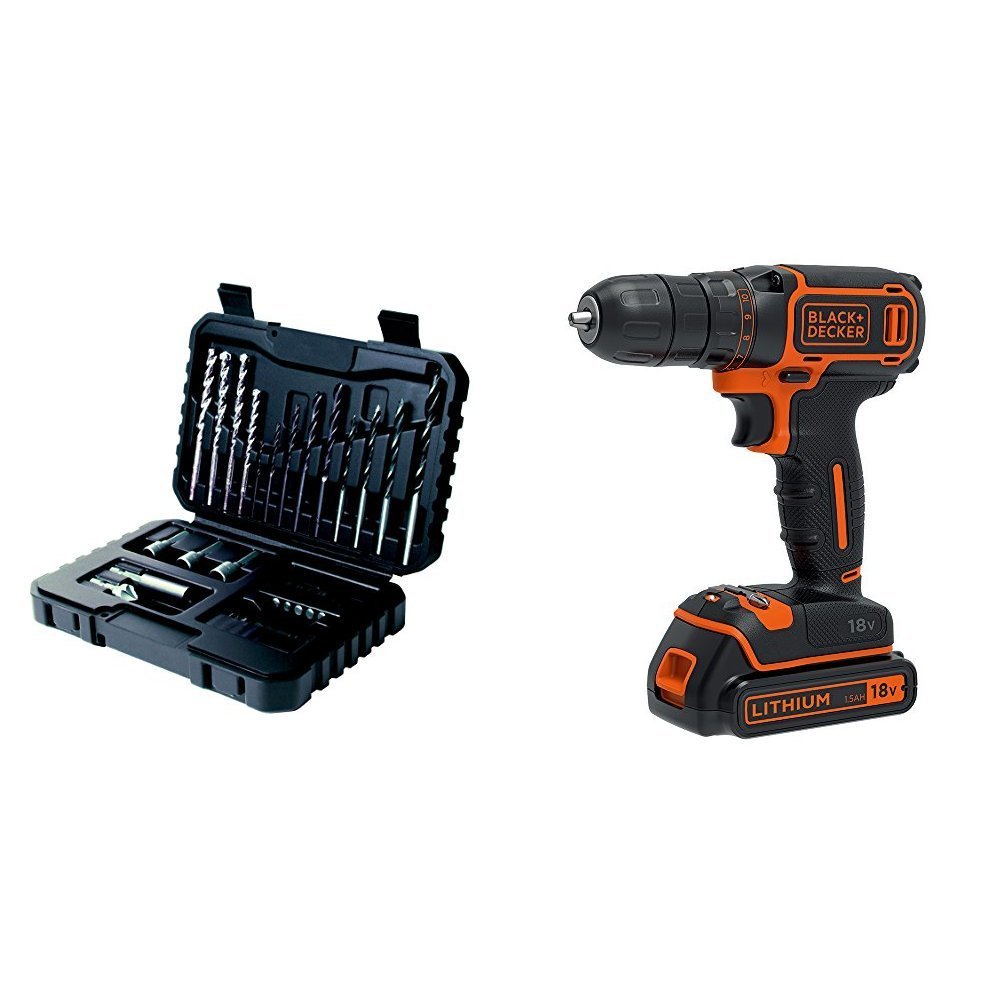 BLACK+DECKER Drilling and Screwdriver Bit Set 32 Piece with 18 V