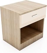 ELEGANT Cream Oak 2 Door Wardrobe Set with 4 Drawers & Nightstand view 6