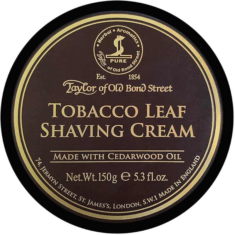 Taylor of Old Bond Street Tobacco Leaf Shaving Cream Bowl 150g