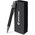 BASTION® Luxury Carbon Fiber Bolt Action Pen, Durable Professional Ballpoint Pen for Travel, School and Work Birthday Gift Idea - Stainless Steel