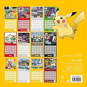 The Official Pokemon 2016 Square Calendar