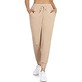 MOREFEEL Fleece Lined Joggers with Pockets for Women High Waisted Thermal Sweatpants Winter Yoga Pants Hiking Running