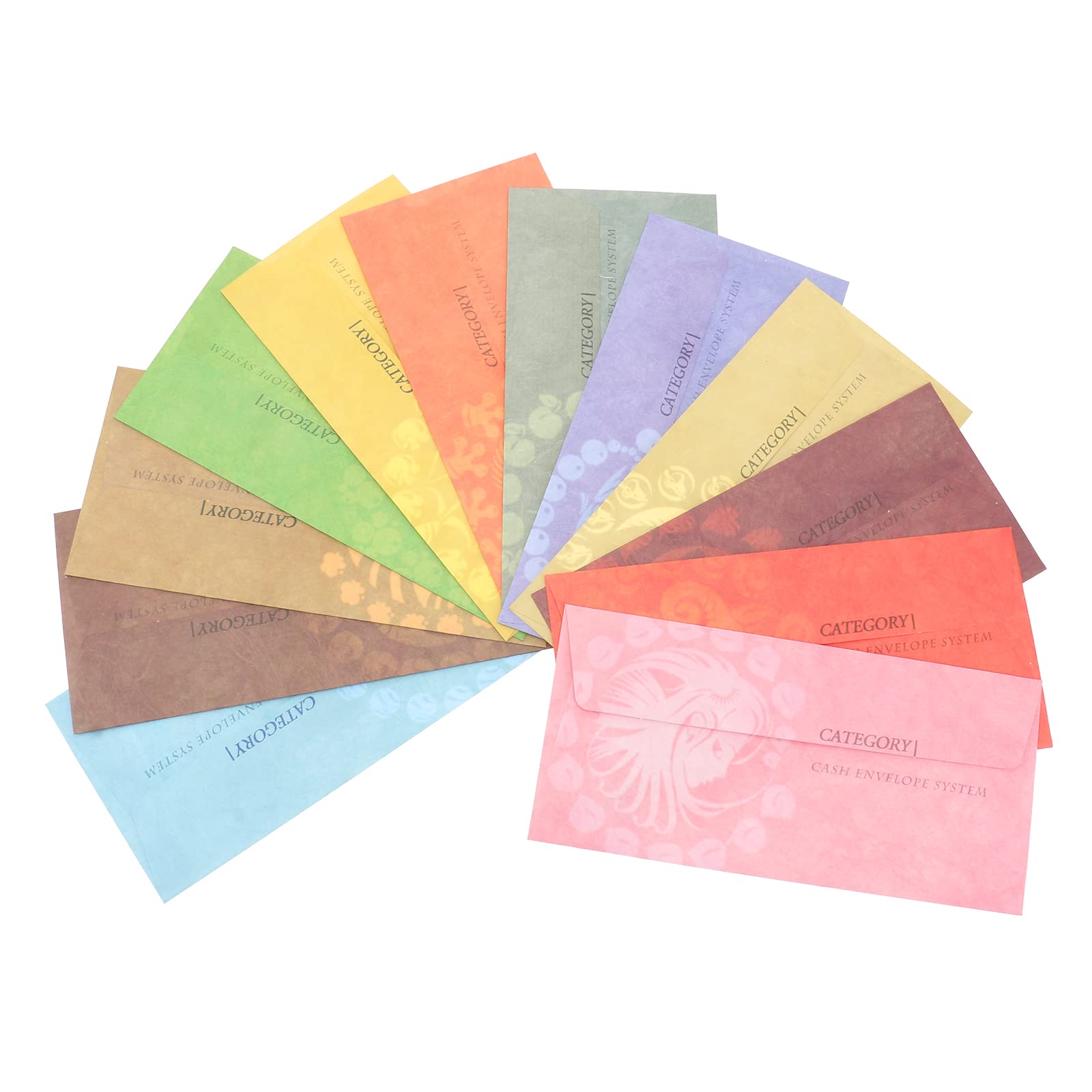 TOYANDONA 12pcs Budget Envelopes Cash Envelope Waterproof Envelopes for Saving Money