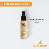 SpeedyTan Self Tan Bronzing Drops Face & Body Custom Tanning Skincare UK Brand view 5
