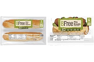 GLUTEN FREE PALACE BFree Foods Gluten Free Variety Pack : 1 Par Baked Baguettes - 2 Per Pack (7.76 Ounce) + 1 Stone-Baked Pita Bread - 4 Per Pack (7.76 Oz)