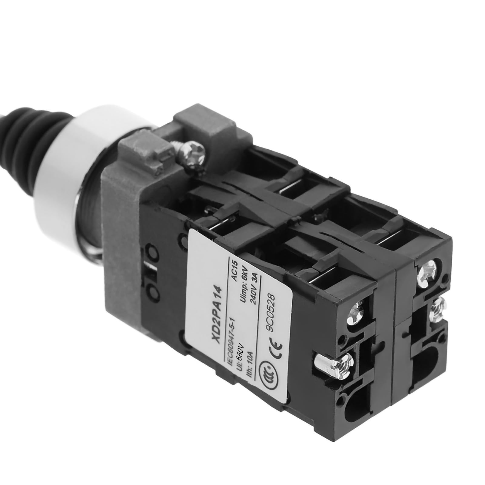 Joystick Switch,Locked Joystick Switch 1pc XD2PA14 4NO 4-Position Locked Latching Joy Stick Joystick Switch