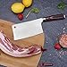 Meat Cleaver 7-inch Professional Butcher Knife Cleaver Knives Vegetable Cutter Heavy Duty Chopper Butcher High Carbon Stainless for Home Kitchen or Restaurant