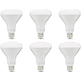 Amazon Basics BR30 LED Light Bulb, 65 Watt Equivalent, Energy Efficient 11W, E26 Standard Base, Soft White 2700K, Dimmable, 10,000 Hour Lifetime , 6-Pack