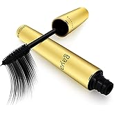 Vegan Black Mascara for Sensitive Eyes, Natural Hypoallergenic mascara, Buildable Lengthening and Volumizing for Natural Looking, Cruelty Free, Ophthalmologist Tested- By Gaya cosmetics