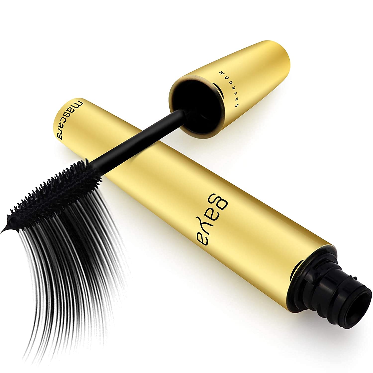 Vegan Mascara for Sensitive Eyes, Natural and Hypoallergenic mascara, Buildable Lengthening and Volumizing for Natural Looking Eyelashes, Cruelty Free Volume and Length Lash BoostโBy Gaya cosmetics โ image 1