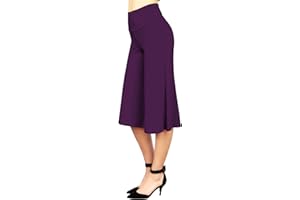 COME TOGETHER CALIFORNIA CTC Womens Knit Culottes Pant - Made in USA