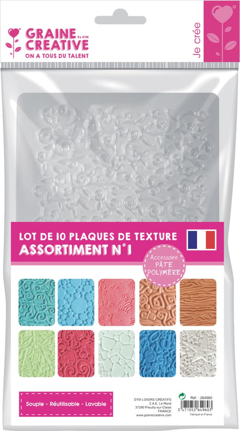 Plate Texture Matching, For Dough Playdough Fimo - Lot Of 10 [Toy]