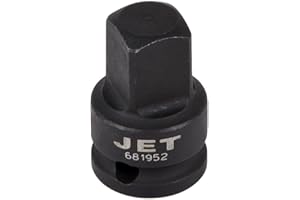 JET 681952 3/8-inch Drive Female x 1/2-inch Drive Male Impact Socket Adapter