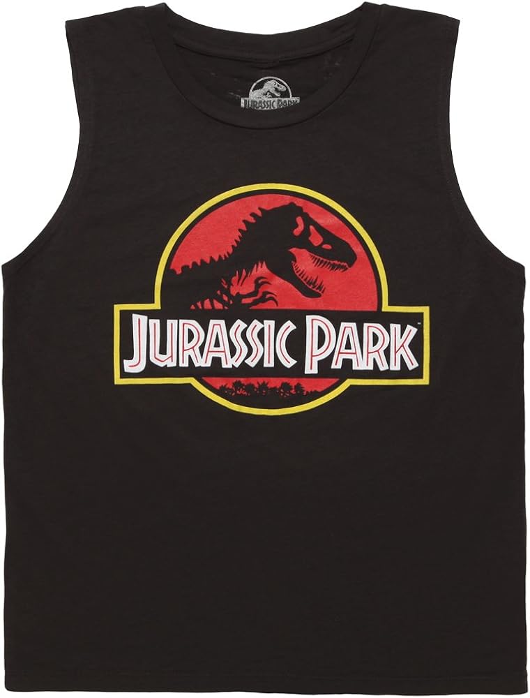 jurassic park sleeveless hoodie