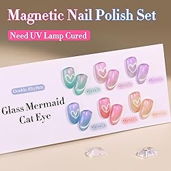 Double Rhythm Cat Eye Gel Nail Polish Set of 6 Same