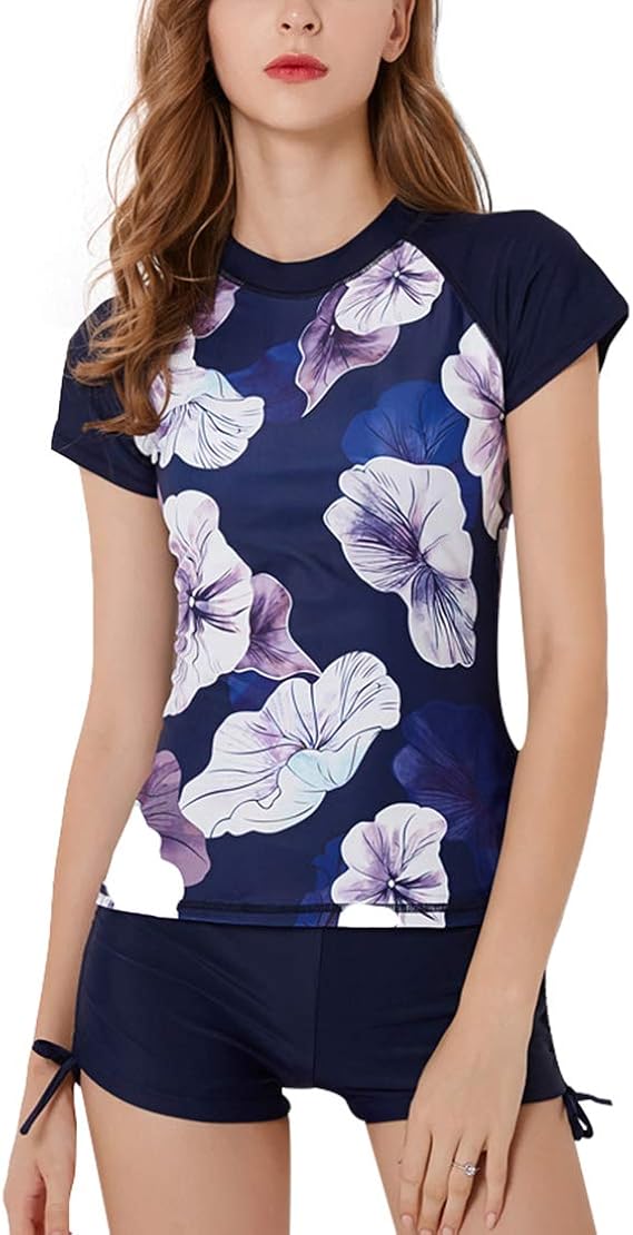 Halcurt Schwimmshirt Damen Übergröße Rash Guard  Produktbild-Vorschau 12