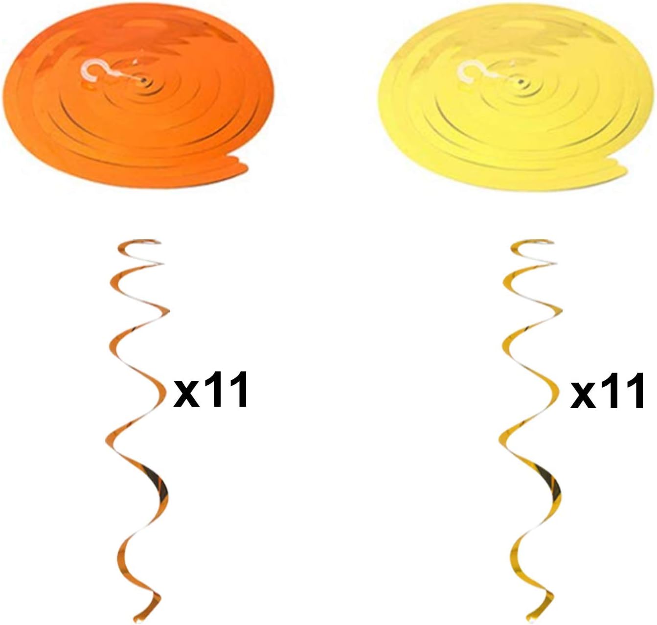 Dazonge Thanksgiving Decorations Kit | Includes 1"Thankful" Banner, 22 Pack Hanging Swirls with Decorative Cutouts | Thanksgiving Party Supplies | Fall Decorations: Toys & Games