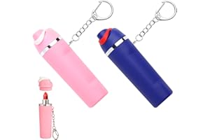 ZIZAISM Keychain Lipbalm Holder for Owala, Mini Water Bottle Keychain Chapstick
