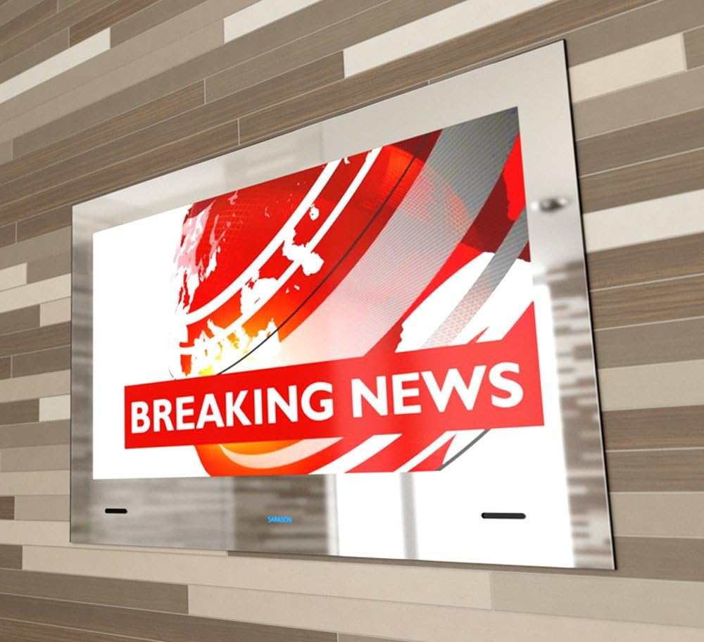 24 Inch Tv Tv Mirror Tv Waterproof Bathroom Tv Amazon Co Uk