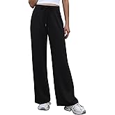 TWQTWQ Womens Wide Leg Sweatpants High Waisted Lounge Pants with Drawstring Casual Athletic Yoga Workout Pants No Pockets