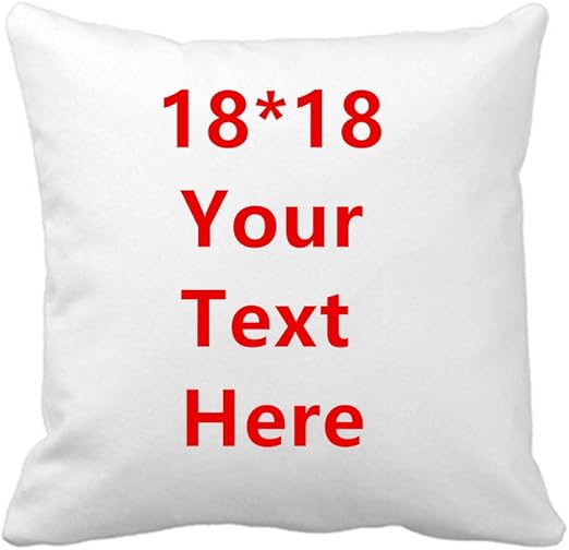 Amazon Com Diy Funny Throw Pillowcase With Your Own Text Custom