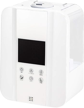 Amazon Sunrize 加湿器 大容量 コンパクト ハイブリッド式 タイマー リモコン付 Viz ホワイト ベーシックモデル モダンデコ 加湿器