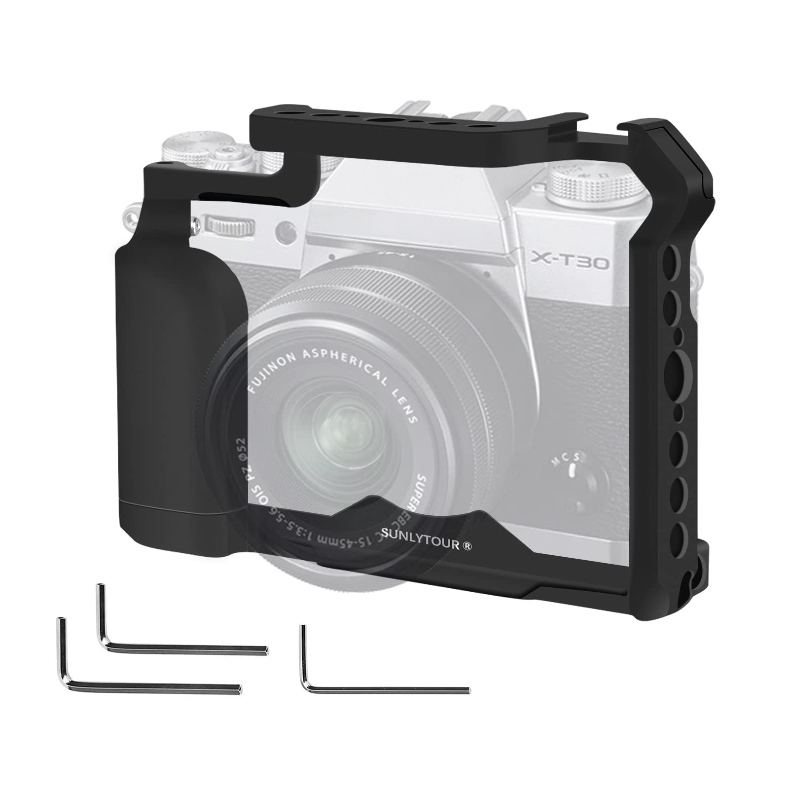 FUJI X-T10 X-T20 Camera Cage for X-T10 X-T20 X-T30 ii X-T30 Camera Case Rig Cold Shoe