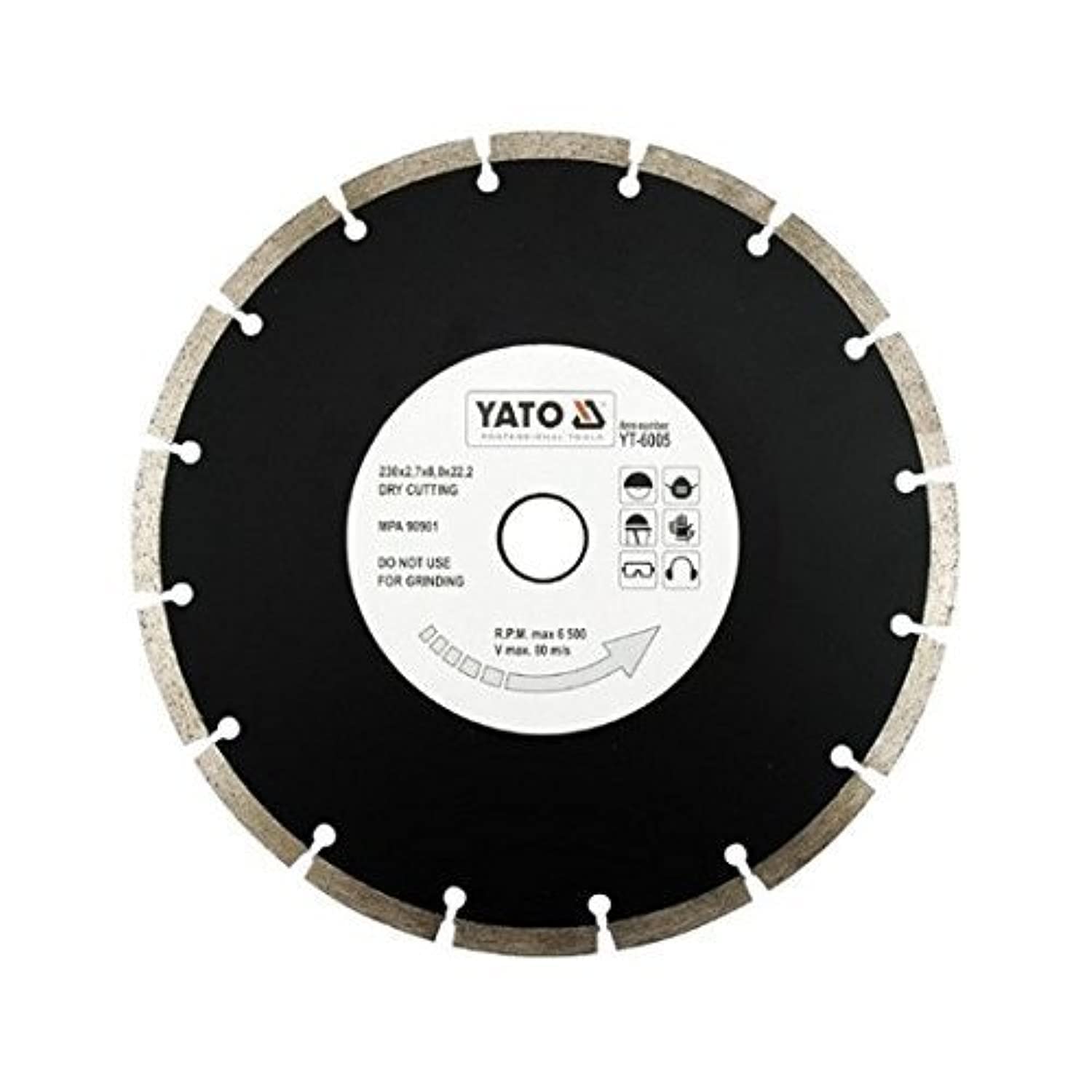 YATO YT-6005 - Segmented Diamond Disc - H 230mm