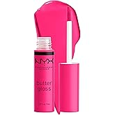 NYX PROFESSIONAL MAKEUP Butter Gloss, Non-Sticky Lip Gloss - Summer Fruit (Hot Pink)