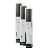 Cricut Smart Permanent Vinyl, Black, 3-Pack of 3ft Rolls (13"x36") Adhesive Craft Vinyl - Matless Cutting for cuts up to 12ft with Maker 3 / Explore 3 Machines