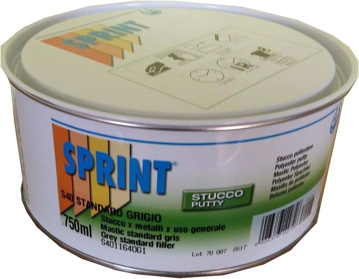 Stucco Poliestere SARATOGA Metal Bond 125 Ml – Per Lamiera, Alluminio E Carrozzeria, Applicazione A Spatola