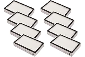 Nispira 200 & 400 Series HEPA Filter Replacement Compatible with Sears Kenmore Upright Canister Vacuum Cleaner 81214, 81414, BC2005, BC3005, BC3002, BC4002 Part 86880 EF-2. 8 Packs